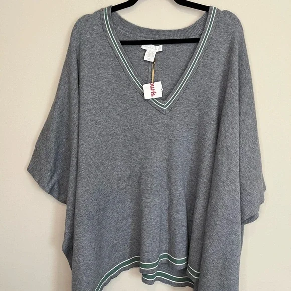 NWT House of Harlow 1960 Poncho Size -OSFM - Picture 6 of 12